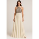 Dairesy abito lungo con corpetto paillettes multicolor ss24d0470 [31392caa]