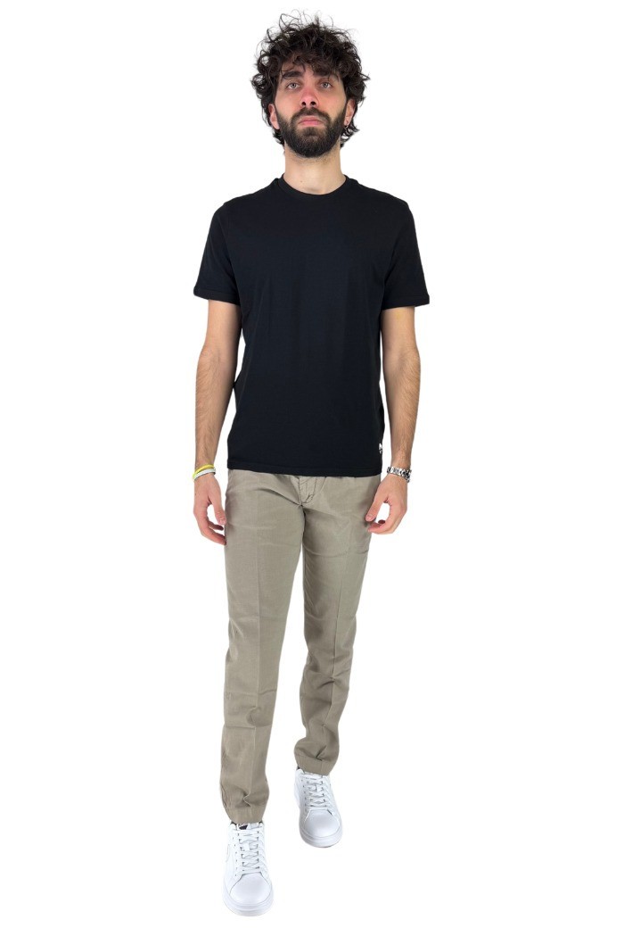 Moro pantalone chino con pences tinto in filo me2530 [b907e5a2]