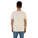 Guy t-shirt in cotone fiammato con stampa ed orli vivi Cabrio959-sb m48865 [74166694]