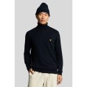 Lyle & Scott dolcevita in misto lana merino e cotone con logo kn2103vc [3b5b1967]