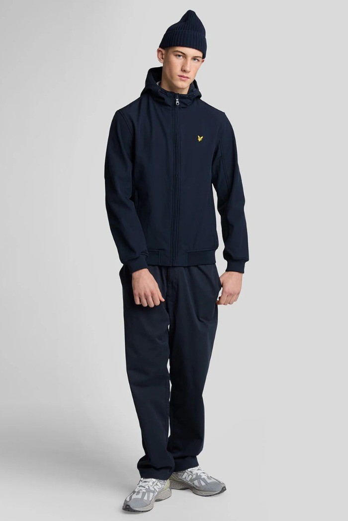 Lyle & Scott giubbotto softshell foderato in pile jk2110v [a57acb58]