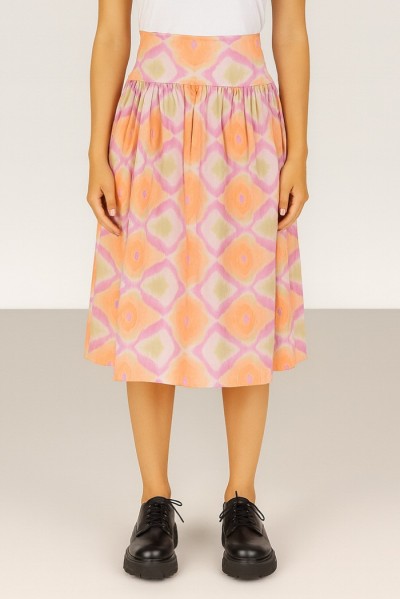 Dairesy gonna midi a fantasia con elastico in vita ss24d0437 — 805219040075222_1