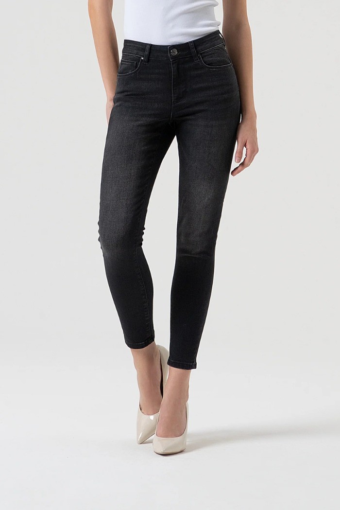 Fracomina jeans slim effetto push up in denim black fp25wv8000d46404 [418d2cda]