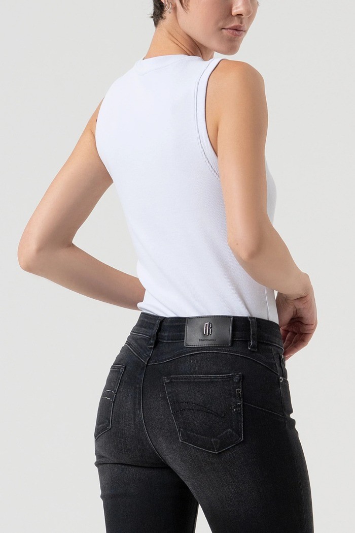 Fracomina jeans slim effetto push up in denim black fp25wv8000d46404 [2ae6e9cd]