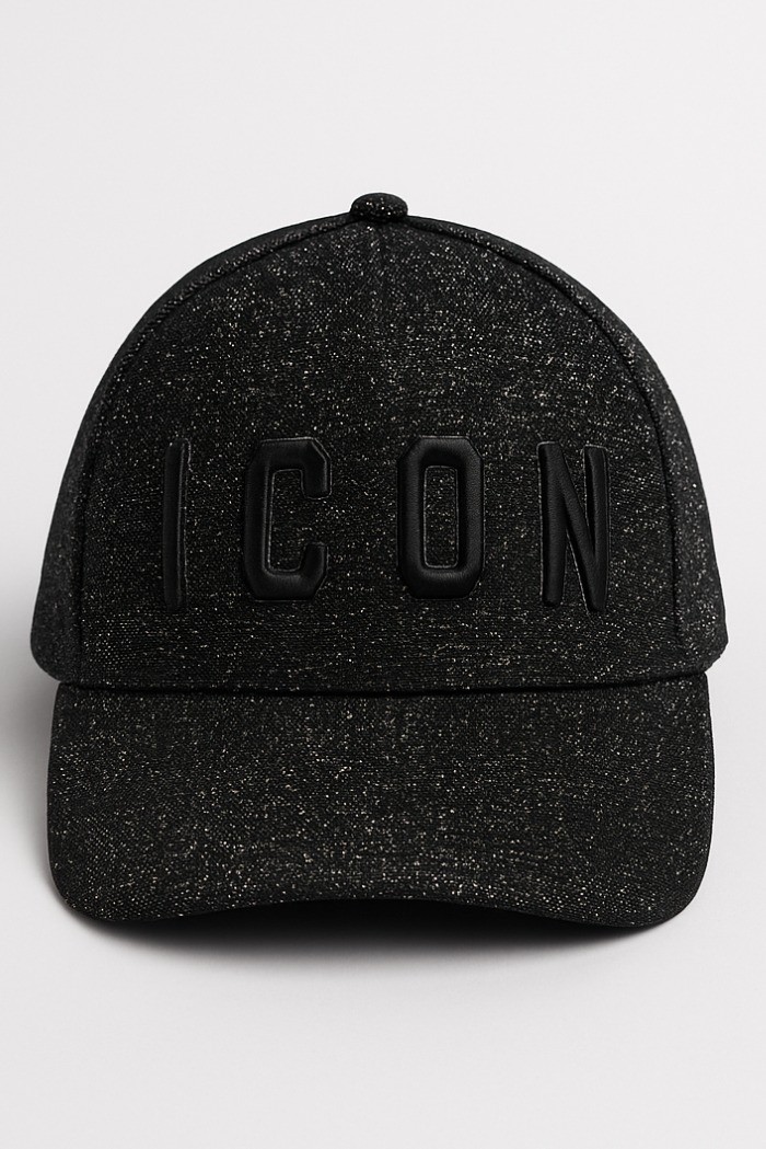 Icon cappello da donna con logo frontale effetto lurex icxf2w6a041 [9c1966e0]