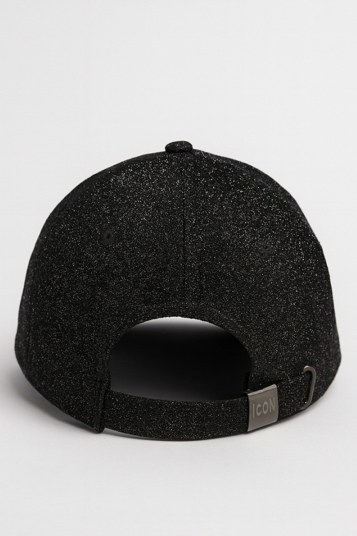 Icon cappello da donna con logo frontale effetto lurex icxf2w6a041 [453f25ed]