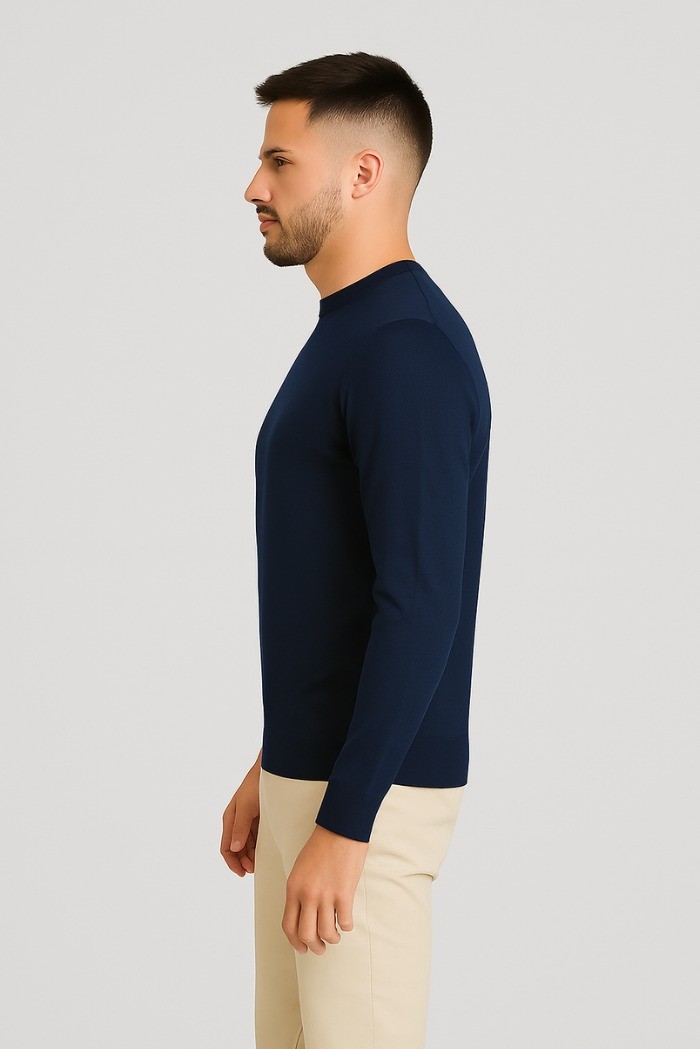 Markup maglia girocollo in lana merino extra fine mk9900154 [1c4fccfd]