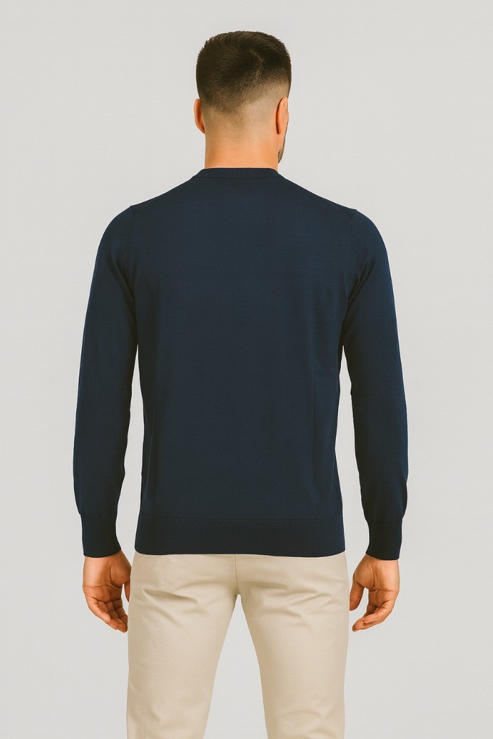 Markup maglia girocollo in lana merino extra fine mk9900154 [ab520df9]