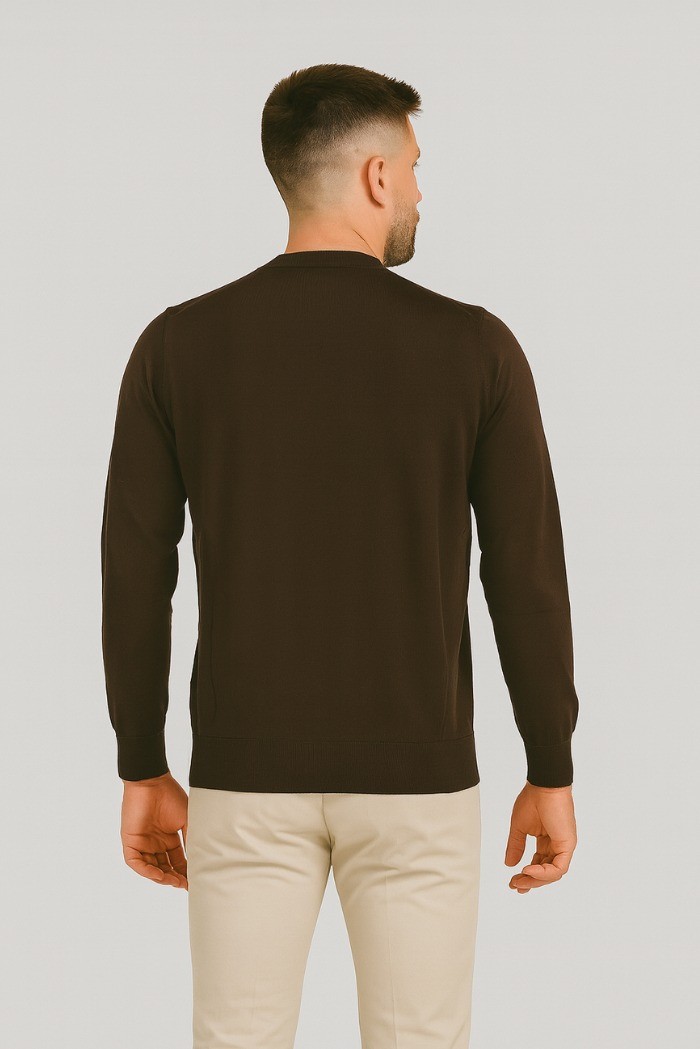 Markup maglia girocollo in lana merino extra fine mk9900154 [694e1a14]