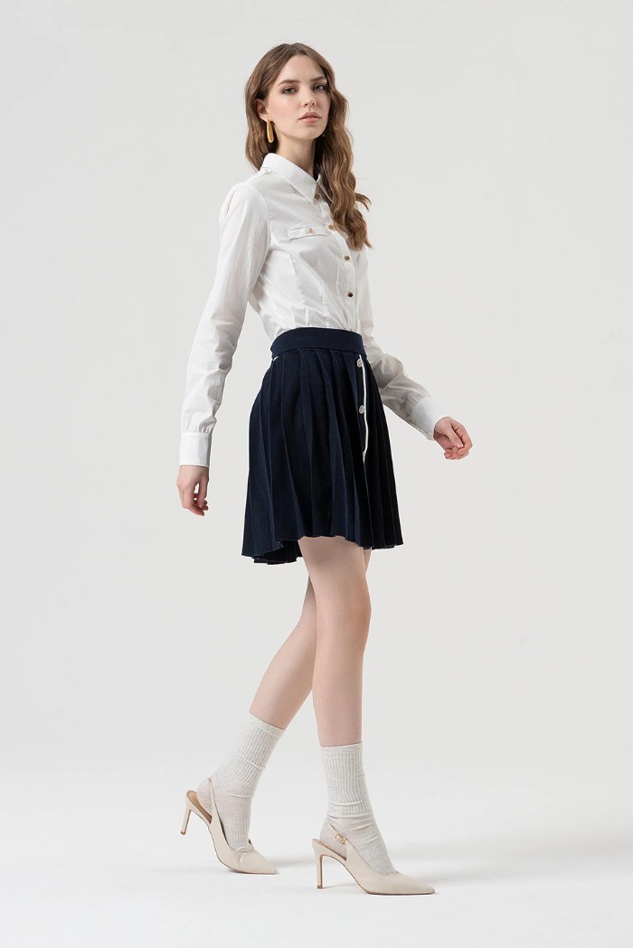 Fracomina gonna slim mini in maglia fr25wg4008k45601 [066c9135]