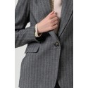 Fracomina blazer regular monopetto in fantasia spigata fr25wj2005w492w5 [3b87472e]