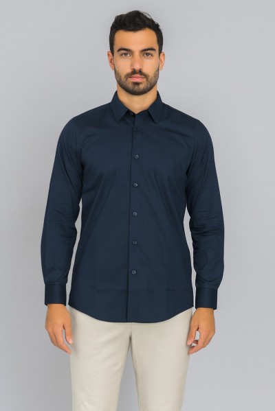 Markup camicia in misto cotone stretch mk23001 — 805219040075463_2