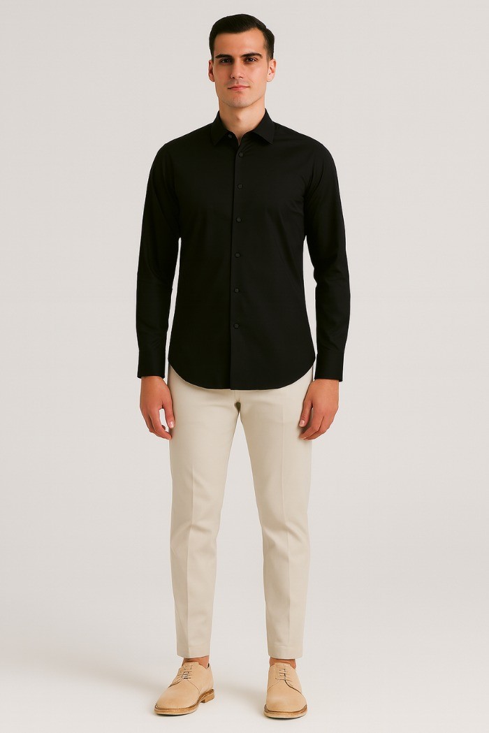 Markup camicia in misto cotone stretch mk23001 [a5b1c991]