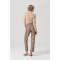 Fracomina pantalone regular a sigaretta in tessuto gessato fs25wv2004w479t4 [4e66a399]