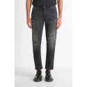 Antony Morato jeans slim fit alla caviglia in denim nero Argon mmdt00264-fa750627-w02148 [37fd6eea]