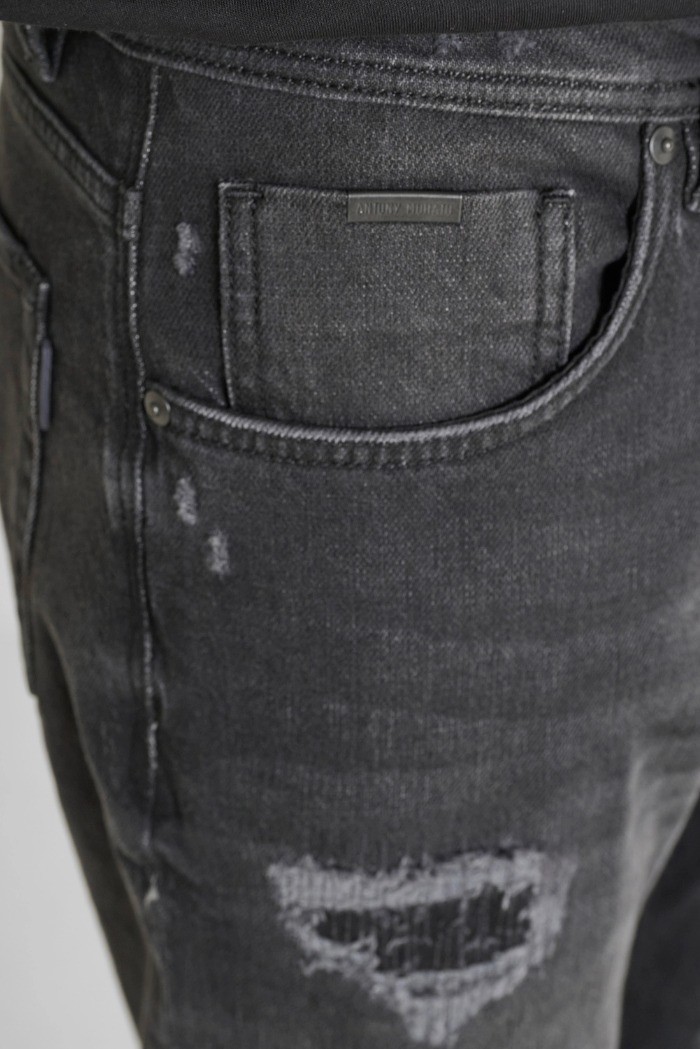 Antony Morato jeans slim fit alla caviglia in denim nero Argon mmdt00264-fa750627-w02148 [59c6ece3]