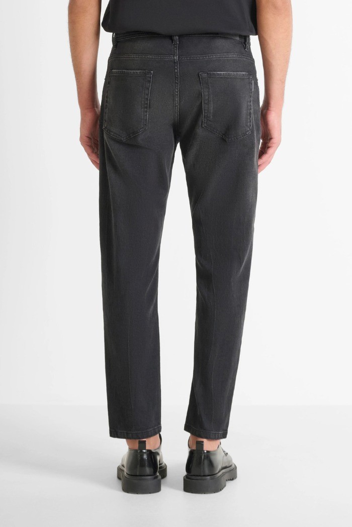 Antony Morato jeans slim fit alla caviglia in denim nero Argon mmdt00264-fa750627-w02148 [5c96abfd]