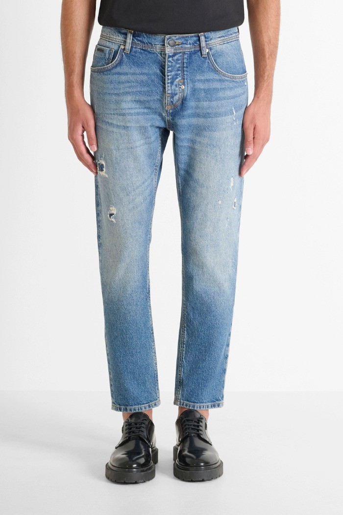 Antony Morato jeans slim fit alla caviglia in denim effetto sfumato Argon mmdt00264-fa750624-w02164 [1126921d]