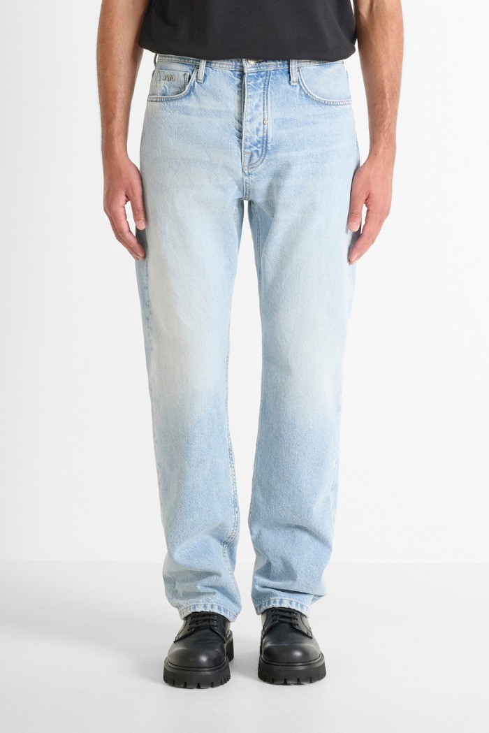 Antony Morato jeans flared straight fit in denim chiaro Brad mmdt00295-fa700137-w02091 [f2b4fe7e]
