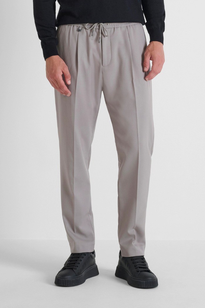Antony Morato pantaloni regular in twill di misto viscosa Neil mmtr00748-fa600260 [374d8548]
