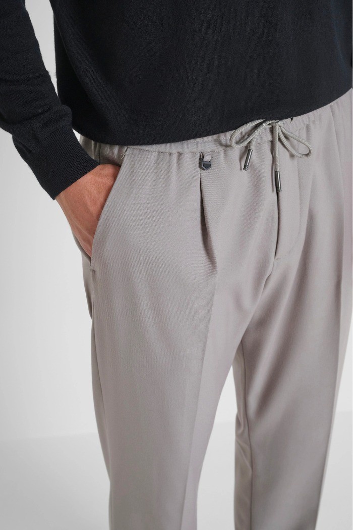 Antony Morato pantaloni regular in twill di misto viscosa Neil mmtr00748-fa600260 [ee6bc645]