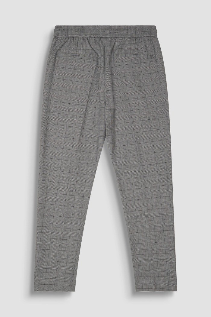 Antony Morato pantaloni regular in misto viscosa a quadri Neil mmtr00748-fa650367 [0a498622]