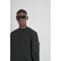 Antony Morato felpa girocollo regular fit con inserti a contrasto mmfl01097-fa150168 [7d7dc636]