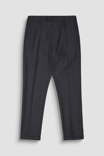 Antony Morato pantaloni slim fit in pied de poule Rad mmtr00768-fa650368 — 805219040076049_1