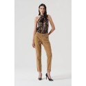 Fracomina pantalone regular chino in velluto fr25wv4001w56901 [a3826fb5]