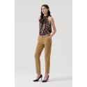 Fracomina pantalone regular chino in velluto fr25wv4001w56901 [7aa42cb8]