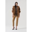 Fracomina pantalone regular chino in velluto fr25wv4001w56901 [c8e9aaa2]