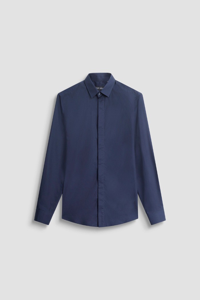 Antony Morato camicia slim fit in cotone easy iron London mmsl00691-fa400078 [b3f54287]