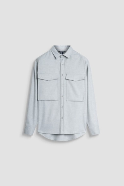 Antony Morato camicia relaxed fit in misto viscosa tocco caldo mmsl00777-fa600285 — 805219040076192_1