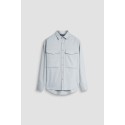 Antony Morato camicia relaxed fit in misto viscosa tocco caldo mmsl00777-fa600285 [80755918]