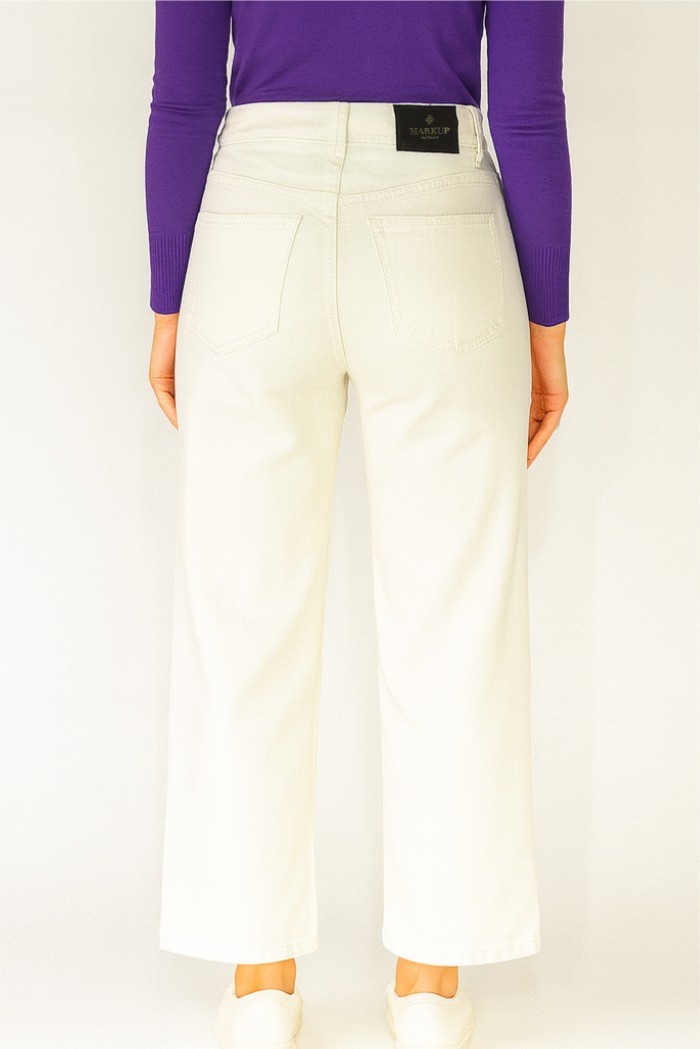 Markup jeans wide leg in bull denim mw9650011 [a14a5aac]