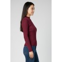Blash maglia girocollo a costine in misto viscosa bs9700032 [e2c426a1]