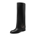 Queen Helena stivale con risvolto e gambale lungo K4072 [2b68ed08]