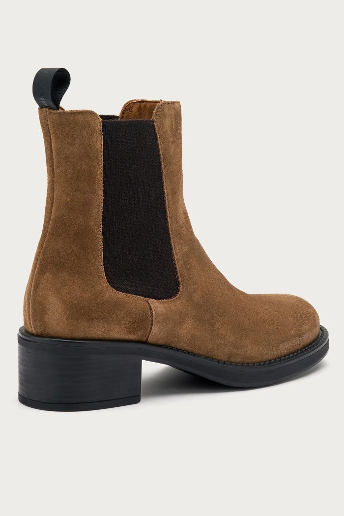 Frau beatles con tacco in pelle scamosciata Softy 82A5 [48cfcddf]