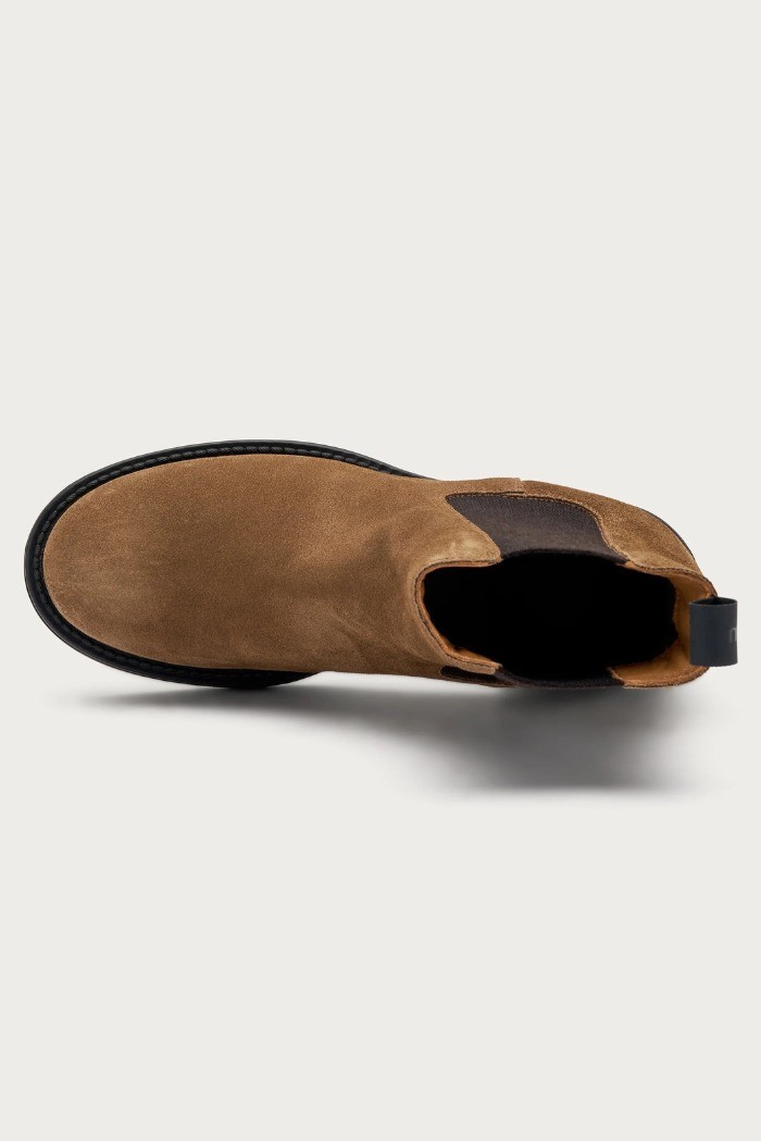 Frau beatles con tacco in pelle scamosciata Softy 82A5 [4d9f8ac1]