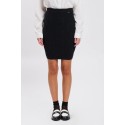 Influencer gonna mini in maglia con lurex 04j7816 [1784cd15]