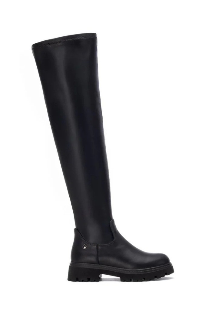 Xti stivale in ecopelle stretch con zip 144392 [72c06793]