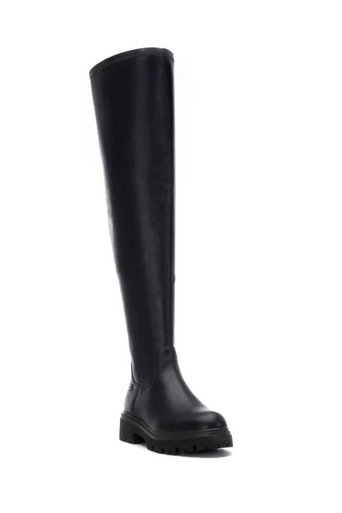 Xti stivale in ecopelle stretch con zip 144392 [abe6249e]