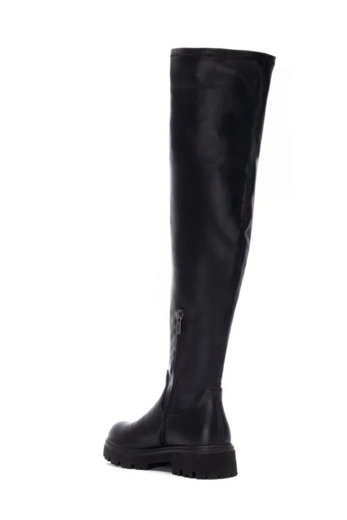 Xti stivale in ecopelle stretch con zip 144392 [1cfbe59a]