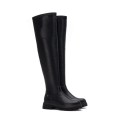 Xti stivale in ecopelle stretch con zip 144392 [19aba284]