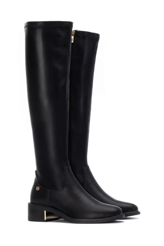 Xti stivale in ecopelle stretch con zip 144722 [a08a6d53]