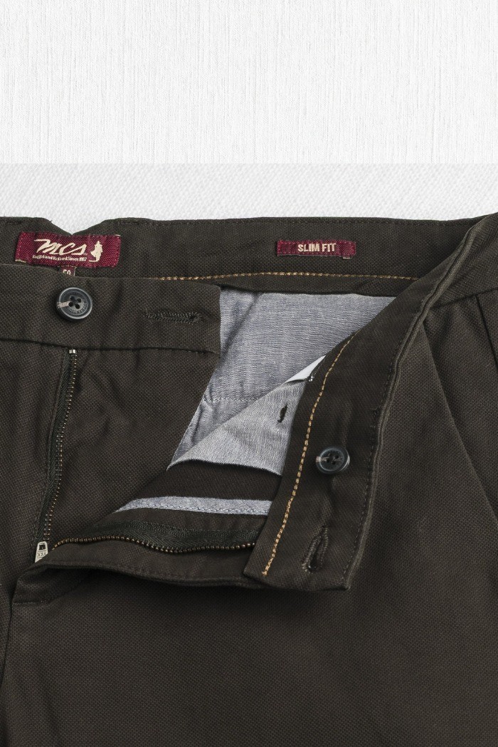 MCS pantalone chino slim in Dobby stretch 13mch100-03103 [7dcadea6]