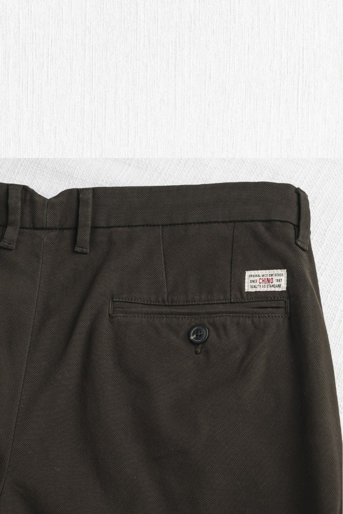 MCS pantalone chino slim in Dobby stretch 13mch100-03103 [cad71fa2]
