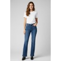 Roy Roger's jeans Marta Stone 68 flare in denim di cotone rnd091ce082907 [6b250045]