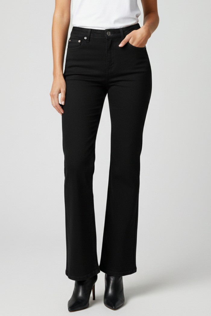 Roy Roger's jeans Marta Read flare fit in bull denim rnd091p4090112 [7c48bf20]