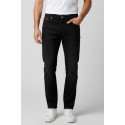 Icon jeans in denim di cotone stretch con stampa logo posteriore icuf2w6d014 [e2283824]